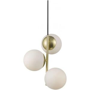 Nordlux Lilly 3-Spot Brass Pendant Light - Pendant Light Nordlux Lilly 3-Spot Brass Pendant Light - Pendant Light