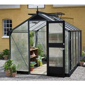 Juliana Kompakt Gewächshaus - 6,6 m² - Anthrazit - Polycarbonat Juliana Kompakt Gewächshaus - 6,6 m² - Anthrazit - Polycarbonat