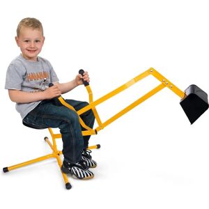 VN Toys Kaivukone - Metallinen Ulkolelu - 115x60cm - 35kg Kapasiteetti VN Toys Kaivukone - Metallinen Ulkolelu - 115x60cm - 35kg Kapasiteetti