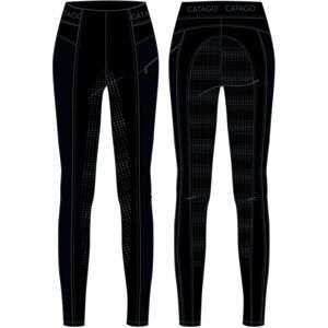 CATAGO Troy Pantalons d'équitation taille haute - Ridetights - Publicité CATAGO Troy Pantalons d'équitation taille haute - Ridetights - Publicité