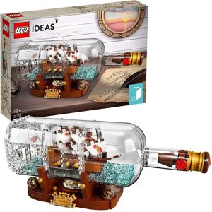 LEGO Ideas Ship in a Bottle - Nautical Model LEGO Ideas Ship in a Bottle - Nautical Model