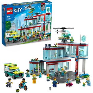 Ensemble Hôpital LEGO City avec Ambulance et Hélicoptère - Kit de Construction - Publicité Ensemble Hôpital LEGO City avec Ambulance et Hélicoptère - Kit de Construction - Publicité