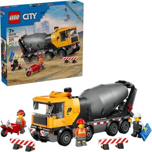 Juguete Mezclador de Cemento LEGO City - Vehículo de Construcción con 371 Piezas Juguete Mezclador de Cemento LEGO City - Vehículo de Construcción con 371 Piezas