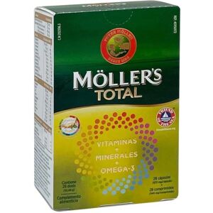 Möller's Total Multivitamins + Omega-3 - 28 Tablets & Pearls Möller's Total Multivitamins + Omega-3 - 28 Tablets & Pearls