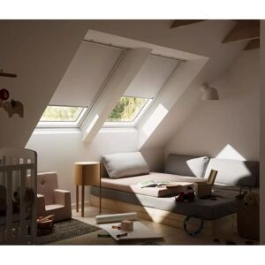 VELUX Verdunkelungsrollo, weiß/aluminiumfarben - Roller Blind VELUX Verdunkelungsrollo, weiß/aluminiumfarben - Roller Blind