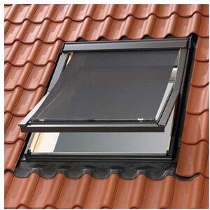 Toldo exterior negro Velux - protección contra el calor y luz Toldo exterior negro Velux - protección contra el calor y luz