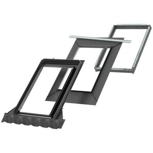 Velux Roof Window Trim 78x118cm - Aluminum, Gray Velux Roof Window Trim 78x118cm - Aluminum, Gray