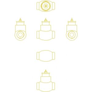 Danfoss DN15 Kvs 0,25 Ventil - Sanitärarmatur Danfoss DN15 Kvs 0,25 Ventil - Sanitärarmatur