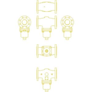 Danfoss 065B2395 DN80 Durchgangsventil - Rohrverbindung Danfoss 065B2395 DN80 Durchgangsventil - Rohrverbindung