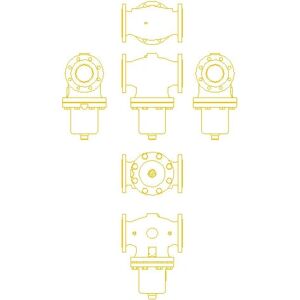 Danfoss DN100 Durchflussventil Kvs 125 Flansch Danfoss DN100 Durchflussventil Kvs 125 Flansch