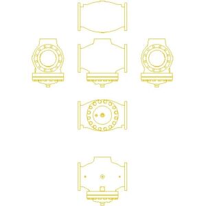 Danfoss DN200 Ventil - Kvs 320 - PN16 - Flansch - Installationsarmatur Danfoss DN200 Ventil - Kvs 320 - PN16 - Flansch - Installationsarmatur