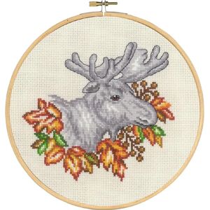 Permin Eland Borduurpakket - Eenvoudig Ontwerp, 20cm Permin Eland Borduurpakket - Eenvoudig Ontwerp, 20cm