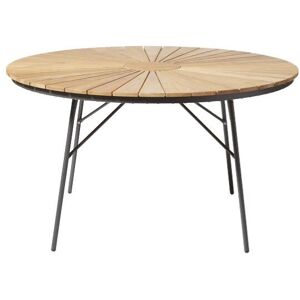 Cinas Udendørs Rund Bord - Teak & Aluminium - Sammenklappelig - 130cm Cinas Udendørs Rund Bord - Teak & Aluminium - Sammenklappelig - 130cm