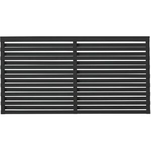 Plus Osaka Gartenzäun, Sichtschutz, 180x93cm, schwarz Plus Osaka Gartenzäun, Sichtschutz, 180x93cm, schwarz