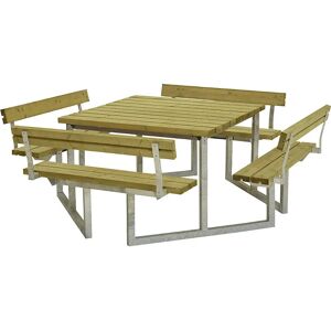 KaiserKraft 8-persons Udendørs Picnic-Set - Træ & Stål KaiserKraft 8-persons Udendørs Picnic-Set - Træ & Stål