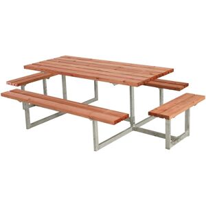 Plus Basic Tuinmeubelset - FSC Teak, 260x160 cm Plus Basic Tuinmeubelset - FSC Teak, 260x160 cm