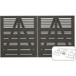 Plus - Doppeltor Silence - Umbragrau - 200 x 110 cm - Gate Plus - Doppeltor Silence - Umbragrau - 200 x 110 cm - Gate
