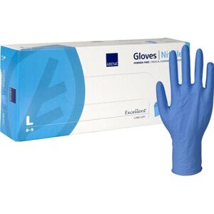 Gants d'examen en nitrile bleu Abena L - Gants d'examen Gants d'examen en nitrile bleu Abena L - Gants d'examen
