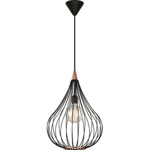 Halo Design Sort/Dark Wood Hængelampe - Pendellampe Halo Design Sort/Dark Wood Hængelampe - Pendellampe