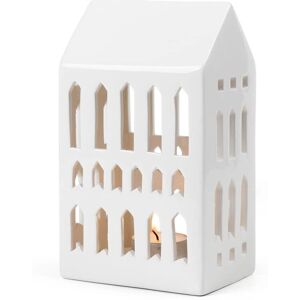 Kähler Urbania White Ceramic Church Lantern - Lighthouse Kähler Urbania White Ceramic Church Lantern - Lighthouse