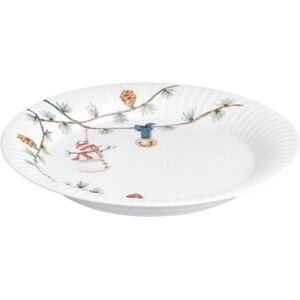 Kähler Białe Ręcznie Robione Porcelanowe Talerze Śniadaniowe 4 sztuki Kähler Białe Ręcznie Robione Porcelanowe Talerze Śniadaniowe 4 sztuki