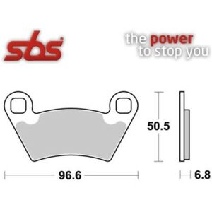 Pastillas de freno SBS 800 ATS Sinter Carbono - Pastillas de freno Pastillas de freno SBS 800 ATS Sinter Carbono - Pastillas de freno