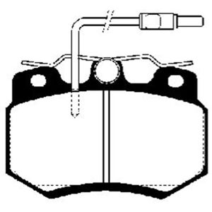 Nk LP536 Vorderbremssatz für Peugeot 205 Nk LP536 Vorderbremssatz für Peugeot 205
