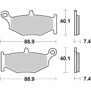 Sbs Motorcykelbromsbelägg - 833LS - Brake Pads for Motorcycles Sbs Motorcykelbromsbelägg - 833LS - Brake Pads for Motorcycles