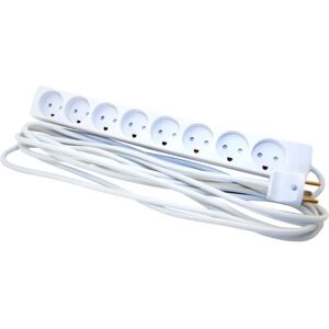 MicroConnect 8-vejs dansk strømskinne - 5m MicroConnect 8-vejs dansk strømskinne - 5m
