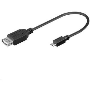 Microconnect Micro USB OTG Cable - USB 2.0 0.2 m Black Microconnect Micro USB OTG Cable - USB 2.0 0.2 m Black