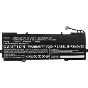 CoreParts MBXHP-BA0245 Laptop Battery - 77.96Wh, Black, for HP Spectre x360 15 CoreParts MBXHP-BA0245 Laptop Battery - 77.96Wh, Black, for HP Spectre x360 15