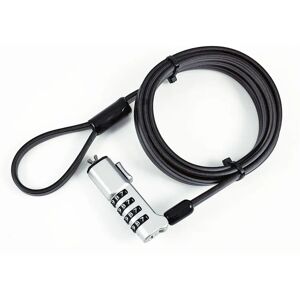 eSTUFF W127036070 Candado de cable - Cerradura de seguridad para Noble Wedge Slot eSTUFF W127036070 Candado de cable - Cerradura de seguridad para Noble Wedge Slot