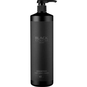 IdHAIR Black Xclusive Total Shampoo - Fuktgivande hår-, kropp- och rakningsschampo - 1000ml IdHAIR Black Xclusive Total Shampoo - Fuktgivande hår-, kropp- och rakningsschampo - 1000ml