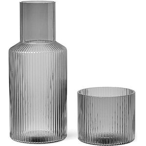 ferm LIVING Graues Ripple Set - Universalglas ferm LIVING Graues Ripple Set - Universalglas