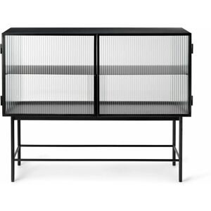Credenza Ferm Living Haze - Vetro Reeded/Nero Credenza Ferm Living Haze - Vetro Reeded/Nero