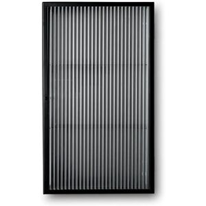 ferm LIVING - Haze Wandschrank, Reeded Glas, schwarz ferm LIVING - Haze Wandschrank, Reeded Glas, schwarz