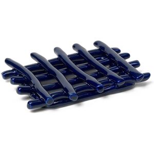 Ferm Living Piattino sapone in ceramica - Blu - 10x14,5cm - Accessorio bagno/cucina Ferm Living Piattino sapone in ceramica - Blu - 10x14,5cm - Accessorio bagno/cucina