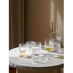 ferm LIVING Ripple Servierschalen - Transparent - 4er Set ferm LIVING Ripple Servierschalen - Transparent - 4er Set