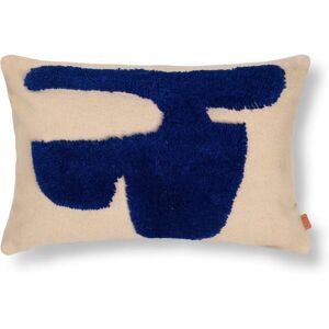 Ferm LIVING Coussin Beige & Bleu - Unisexe - 60x40cm - Coussin - Publicité Ferm LIVING Coussin Beige & Bleu - Unisexe - 60x40cm - Coussin - Publicité
