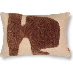 Ferm LIVING Beige & Brun Lay Pute - Organisk, Teksturert, Rektangulær - Putenhet Ferm LIVING Beige & Brun Lay Pute - Organisk, Teksturert, Rektangulær - Putenhet