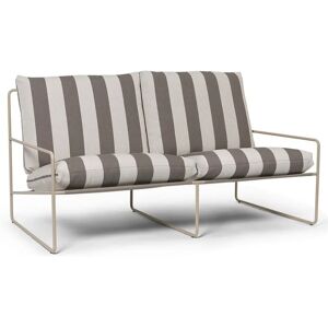 Ferm Living - Divano da esterno Desert Stripe 2 posti - beige Ferm Living - Divano da esterno Desert Stripe 2 posti - beige