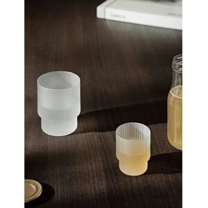 Ferm LIVING Ripple Verres - Ensemble de 4 bleus - Publicité Ferm LIVING Ripple Verres - Ensemble de 4 bleus - Publicité