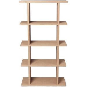 Ferm Living - Libreria Kona - Naturale, Beige, 75x141cm - Libreria Ferm Living - Libreria Kona - Naturale, Beige, 75x141cm - Libreria