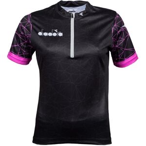 Diadora - Agnes - Sort med Pink - S - Cykeltrøje Diadora - Agnes - Sort med Pink - S - Cykeltrøje
