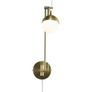 Nordlux Contina Wall Light - Spherical Opal Glass Dome Nordlux Contina Wall Light - Spherical Opal Glass Dome