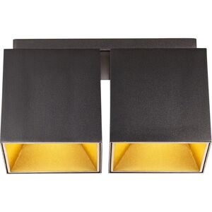 Nordlux Ethan Schwarzer Quadrat-Deckenleuchte - Downlight Nordlux Ethan Schwarzer Quadrat-Deckenleuchte - Downlight