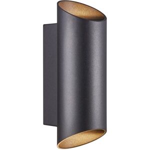 Nordlux Nico Round 22 Wall Light - Modern Black Aluminium Exterior Lamp Nordlux Nico Round 22 Wall Light - Modern Black Aluminium Exterior Lamp