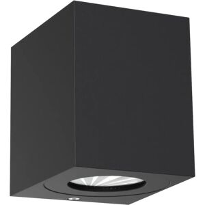 Nordlux KUBI 2 Black Outdoor LED Wall Light with Patterned Inserts - Wall Lamp Nordlux KUBI 2 Black Outdoor LED Wall Light with Patterned Inserts - Wall Lamp