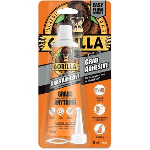 Gorilla Heavy-Duty Grab Adhesive White - Adhesive - White - 80ml Gorilla Heavy-Duty Grab Adhesive White - Adhesive - White - 80ml