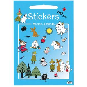 Barbo Toys Mumin koristeelliset tarrat - 180 kpl Barbo Toys Mumin koristeelliset tarrat - 180 kpl